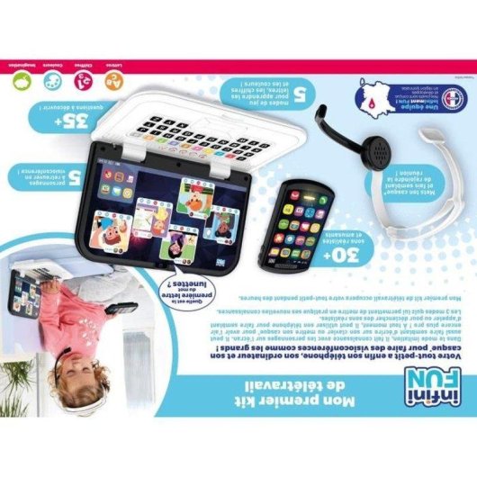 Kit Educativo Interactivo InfiniFUN Mi Primera Oficina 2+ Años Luces y Sonidos