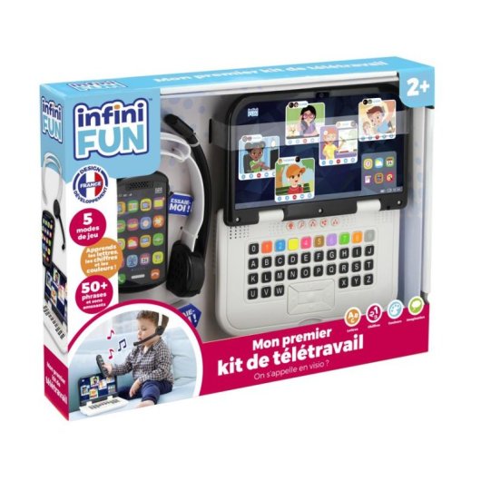 Kit Educativo Interactivo InfiniFUN Mi Primera Oficina 2+ Años Luces y Sonidos