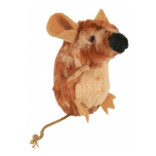 Peluche TRIXIE Mouse pour Chat Marron 80 mm