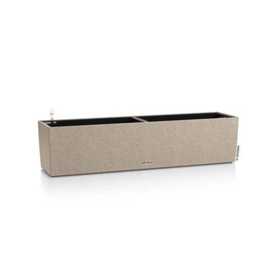Blumenkasten Lechuza Balconera Stone 80 Beige mit 5L Wassertank
