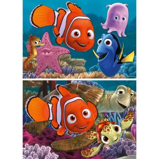 Puzzle Ravensburger Disney·Pixar Nemo Pack 2 Puzzles 12 Pièces + 2 Posters