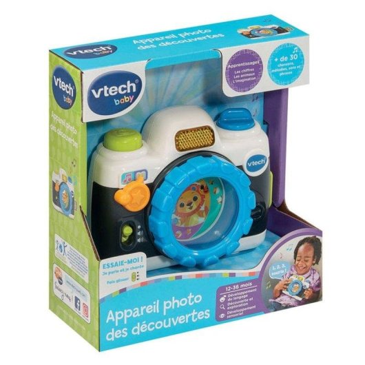 Cámara de juguete interactiva VTech Baby para niños 12-36 meses