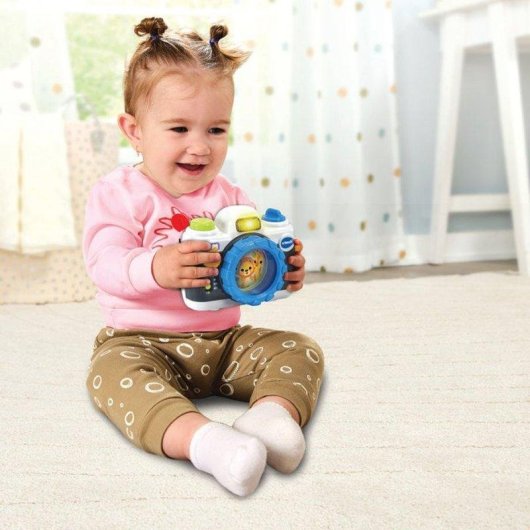 Cámara de juguete interactiva VTech Baby para niños 12-36 meses