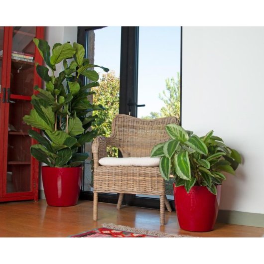 Maceta Artevasi San Remo 36 BR Antracita Brillante 25 L