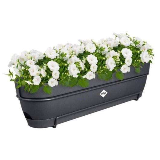 Jardinière Elho Vibia Campana Allin1 11L Antracite avec plateau intégré