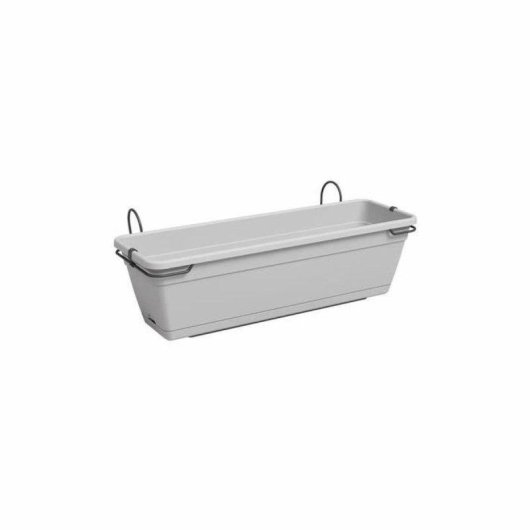 Bac à fleurs Artevasi Venezia Re Kit Rectangulaire 50 cm Gris Clair