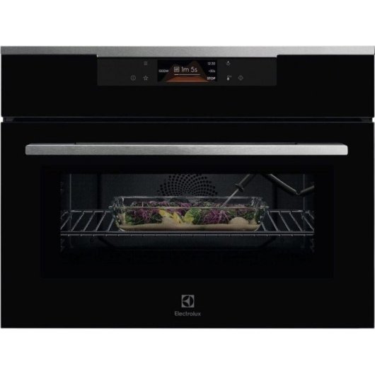 Forno Compatto da Incasso Electrolux KVLBE08X 44L 60cm Microonde Grill WiFi Inox