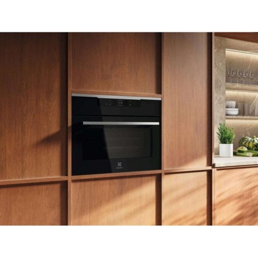 Forno Compatto da Incasso Electrolux KVLBE08X 44L 60cm Microonde Grill WiFi Inox