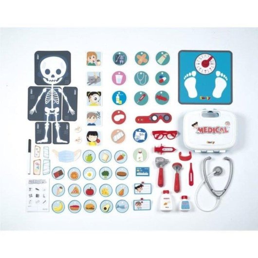 Ambulatorio Medico Bambini Smoby Multicolore 3+ Con Accessori Magneti