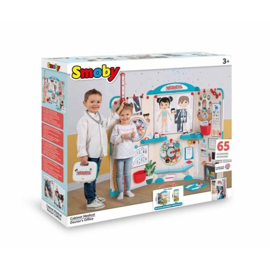 Ambulatorio Medico Bambini Smoby Multicolore 3+ Con Accessori Magneti