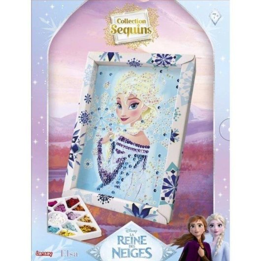 Kit Pittura a Diamanti Lansay Elsa Frozen Encorniciato 7+