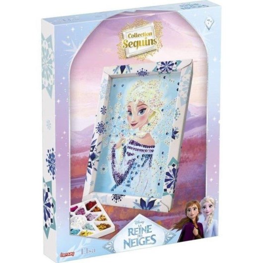 Kit Pittura a Diamanti Lansay Elsa Frozen Encorniciato 7+