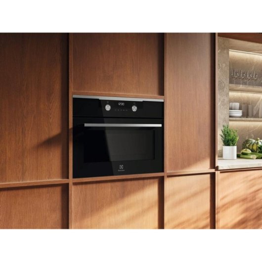 Forno Compatto Microonde Incasso Electrolux KVMDE46X 44L 60cm Inox