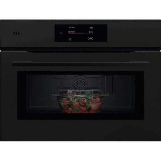 Microondes AEG NKM7N721T 44 L 1200W avec grill et nettoyage AquaClean