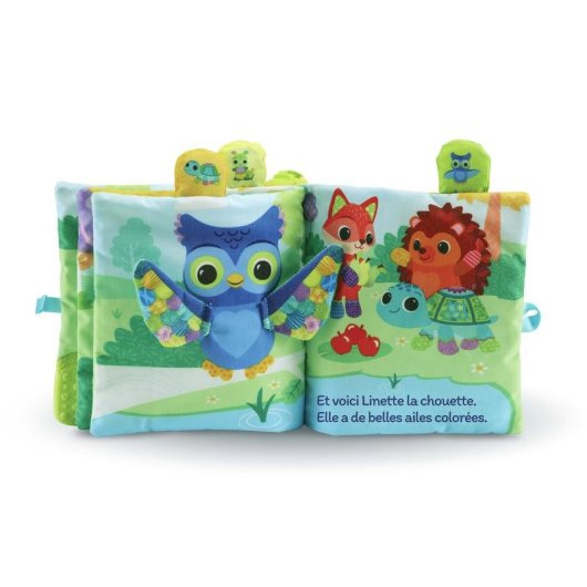 Libro musical de tela interactivo VTech Baby Toudoux des Loulous con luz y canciones
