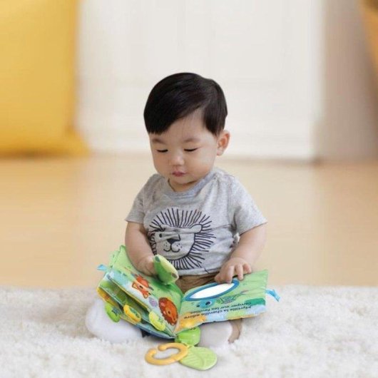 Libro musical de tela interactivo VTech Baby Toudoux des Loulous con luz y canciones