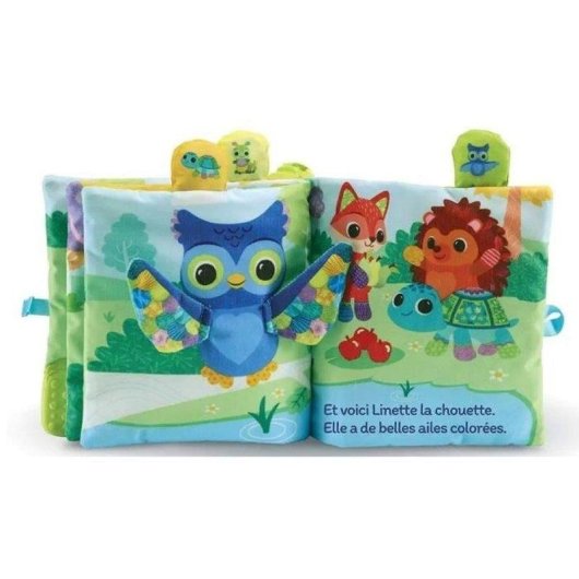 Libro musical de tela interactivo VTech Baby Toudoux des Loulous con luz y canciones