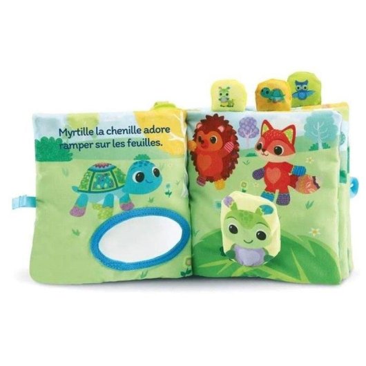 Libro musical de tela interactivo VTech Baby Toudoux des Loulous con luz y canciones