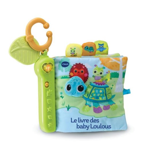 Libro musical de tela interactivo VTech Baby Toudoux des Loulous con luz y canciones