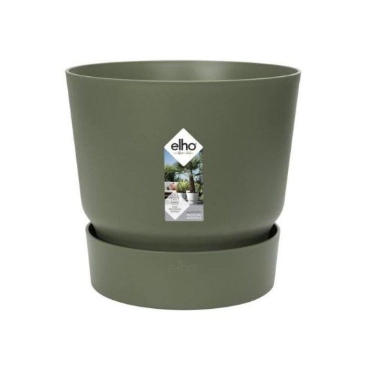 Jardinière Elho Greenville Verte Ø55 x H50 cm Extérieur Résistante Gel UV