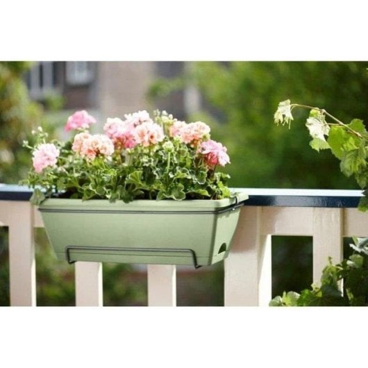 Jardinière Elho Barcelona Allin1 50 50x28x19 cm Vert 100% Plastique Recyclé