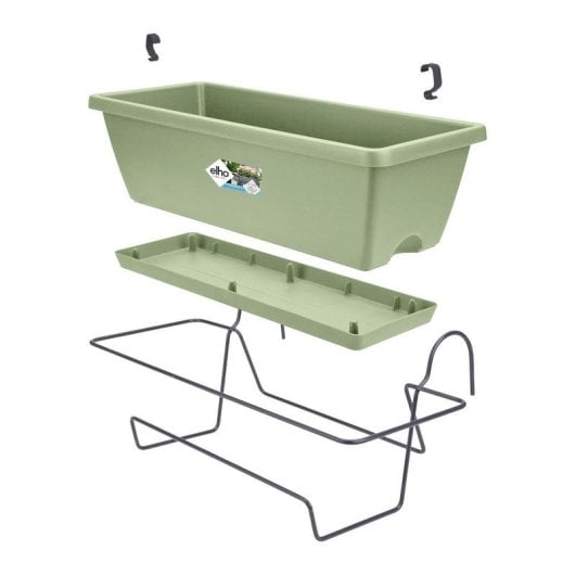 Jardinière Elho Barcelona Allin1 50 50x28x19 cm Vert 100% Plastique Recyclé