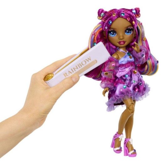 Muñeca Fashion Rainbow High Noemie Violette 28 cm Articulada