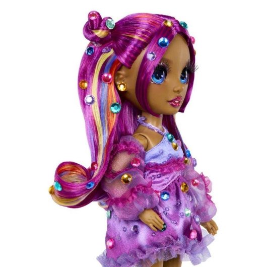 Muñeca Fashion Rainbow High Noemie Violette 28 cm Articulada