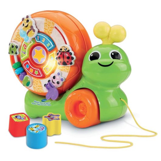 Carrito de arrastre musical VTech Rouli-escargot Maxi con concha giratoria y luces