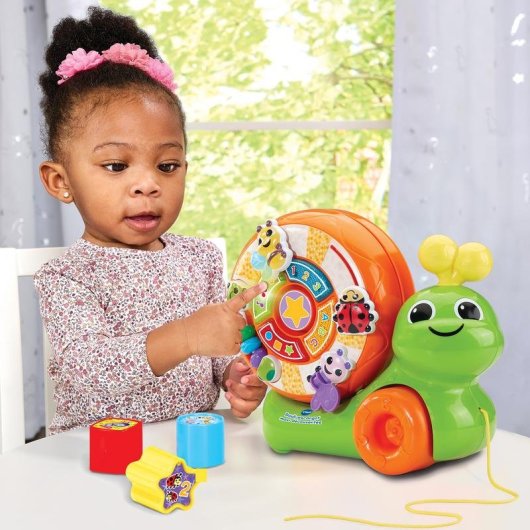 Carrito de arrastre musical VTech Rouli-escargot Maxi con concha giratoria y luces