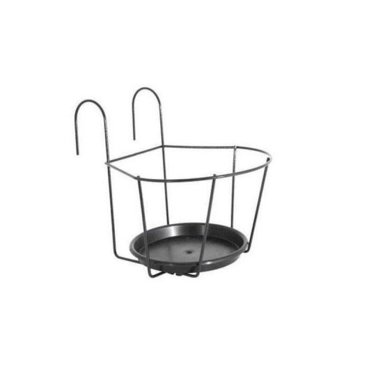 Support Macettes Balcony Artevasi Gris Antracite 25x25cm Drainage Ouvert