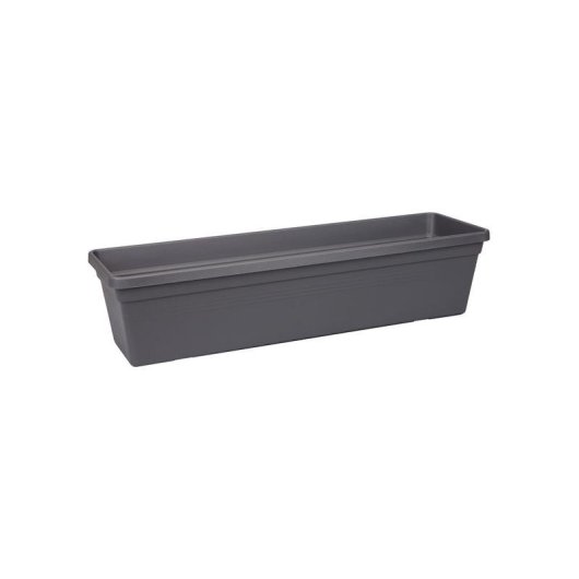 Jardinière Elho Green Basics 40 Rectangulaire 39x16.5x13.7 cm 6L Noir Plastique Recyclé
