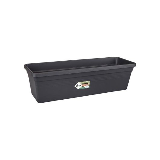 Jardinière Elho Green Basics 40 Rectangulaire 39x16.5x13.7 cm 6L Noir Plastique Recyclé