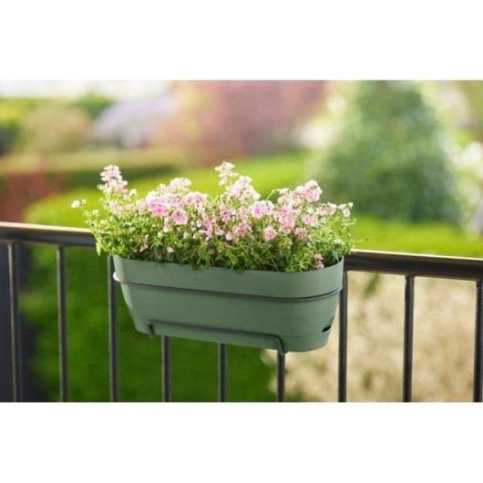 Jardinière de balcon Elho Vibia Campana All-in-one 70 cm Vert