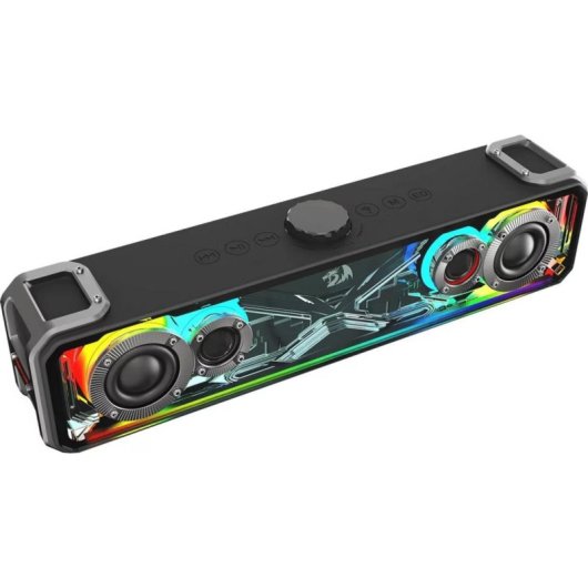 Altavoces Redragon GS817 inalámbricos 30W con iluminación RGB y Bluetooth