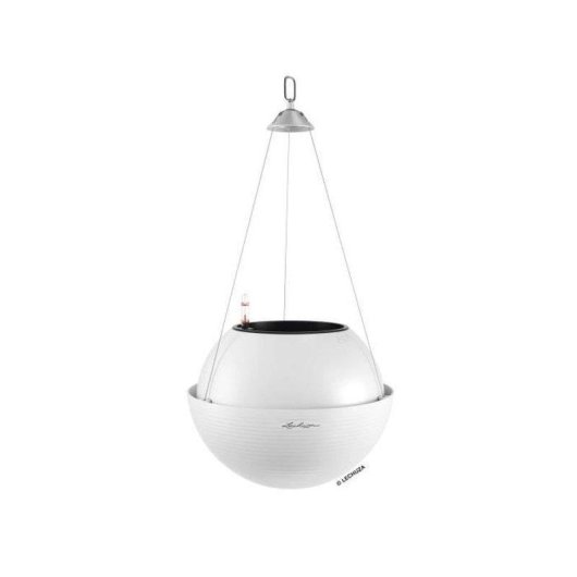 Hängkorb LECHUZA BOLA Color 32 Weiß Ø32 cm Selbstbewässerung