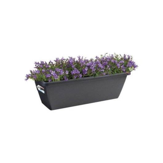 Vaso da fiori Elho Barcelona Balconnière 40 Rettangolare Antracite Plastica Riciclata