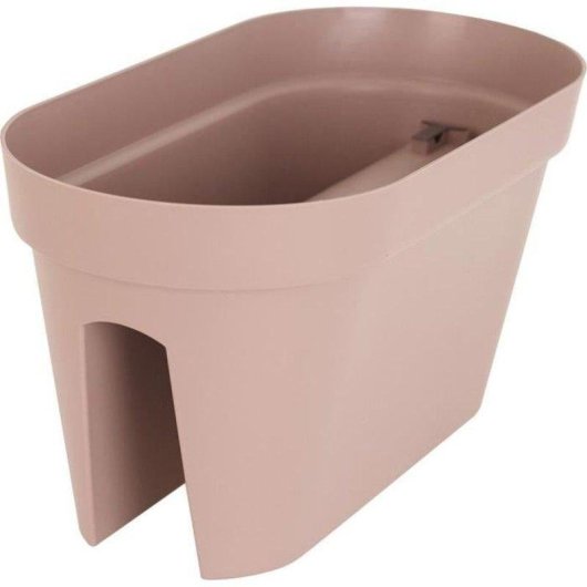Artevasi Capri Jardinière de Balcon 30x60x30 cm 26,8 L Gris Taupe Plastique UV