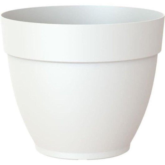 Maceta Artevasi Capri Campana Blanche 35 cm 20 L Plastique Recycle Drainage Int Ext