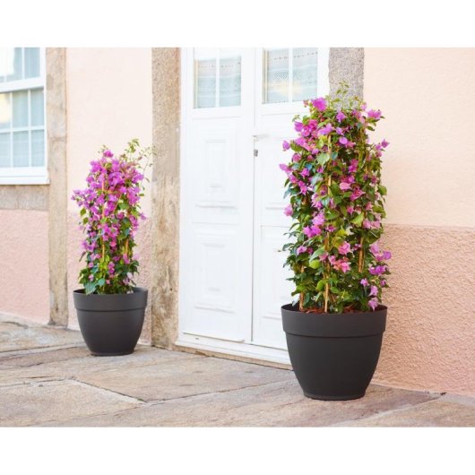 Maceta Artevasi Capri Campana Blanche 35 cm 20 L Plastique Recycle Drainage Int Ext
