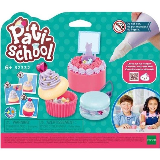 Kit decorazione pasticceria infantile violetta Epoch con mini torte
