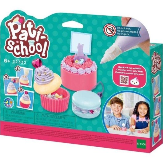 Kit decorazione pasticceria infantile violetta Epoch con mini torte