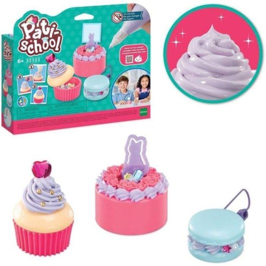 Kit decorazione pasticceria infantile violetta Epoch con mini torte