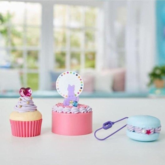 Kit decorazione pasticceria infantile violetta Epoch con mini torte
