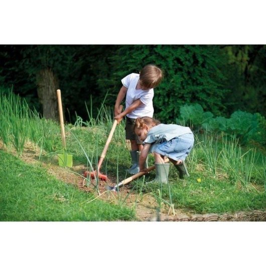 Kit Utensili Giardino Bambini Ecoiffier 4338 - 3 Pezzi 70 cm Multicolore