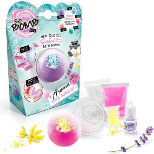 Kit DIY So Bomb Aroma Canal Toys per 3 Bombe da Bagno Effervescenti