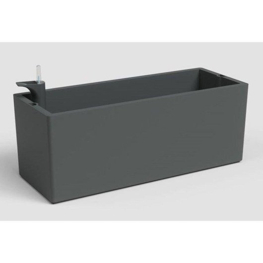 Jardinière rectangulaire Artevasi Rimini 17L Auto-irrigation SWS Gris anthracite