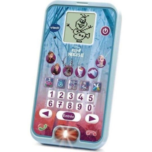 Telefone Educativo VTech Frozen II com Ecrã LCD e Atividades Interativas