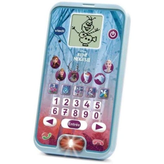 Telefone Educativo VTech Frozen II com Ecrã LCD e Atividades Interativas