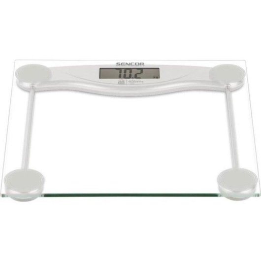 Pèse Personne Électronique Sencor SBS 113SL Jusqu'à 150Kg Précision 100g Écran LCD